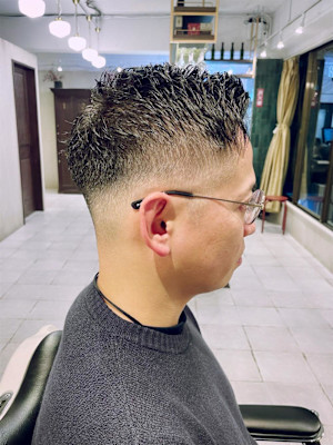 【40代 男性】ロンドンアイロンショート（大宮/バーバー）