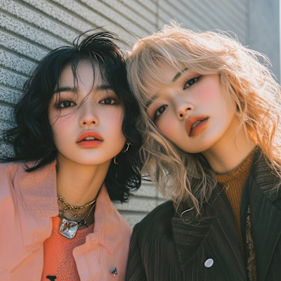 ブリーチカラー、ダブルカラー