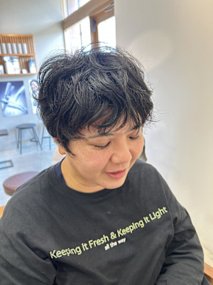 ショートパーマ