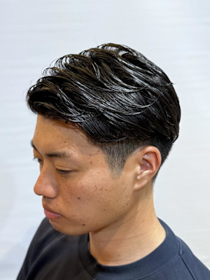 ビジネスラフカールパーマ