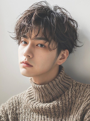 メンズマッシュパーマツイストスパイラルパーマニュアンスパーマ