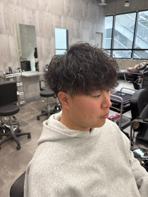 ショートマッシュ×ツイスパ