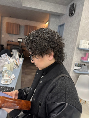 波巻きセンターパートウルフ