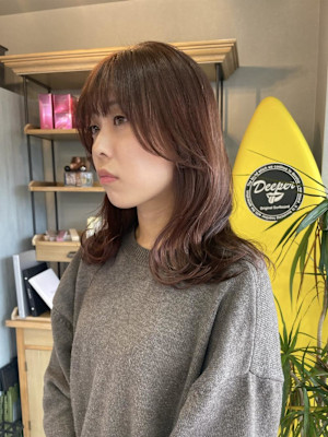 大人可愛い/イルミナカラー/ピンクベージュ