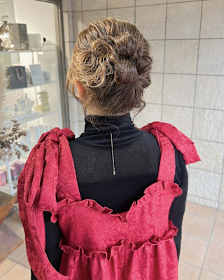 【hinari】お呼ばれヘア/カチモリヘア/パーティーヘア