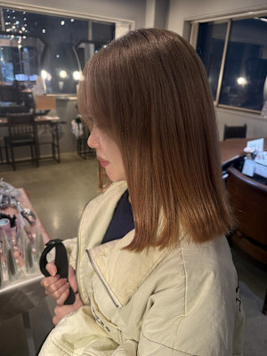 ダブルカラー/ベージュ/ミルクティーベージュ