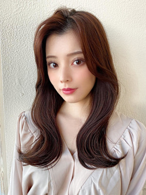 フェミニンロング/メルティカラー/レイヤー/似合わせカット 