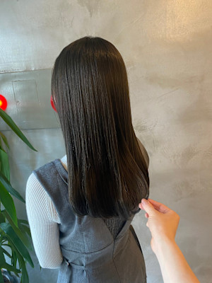 池袋／カラー/髪質改善/オリーブカラー