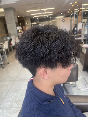 メンズツイストスパイラルパーマ