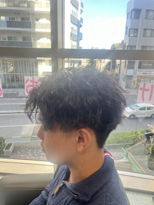 メンズツイストスパイラルパーマ