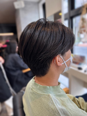 メンズ毛流れショート