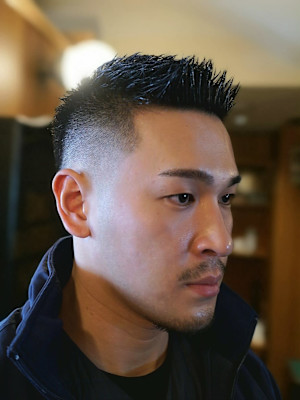 フェードショート　理容室　バーバースタイル　バーバー