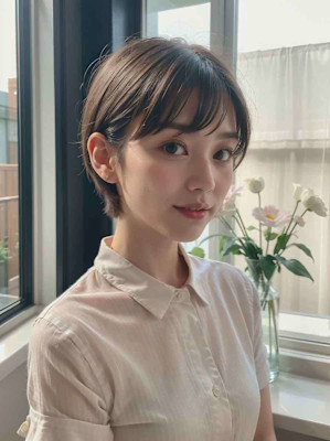 【eL横浜ウエスト】エッジショート×耳かけ 