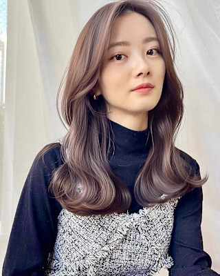 １０代２０代３０代４０代韓国ヘア プラチナグレージュ