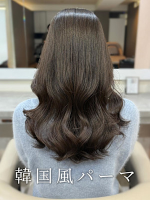 韓国風パーマ/コテ巻き風パーマ/デジタルパーマ