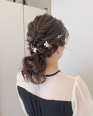 お呼ばれヘアセット