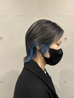 ショート　インナーカラースタイル