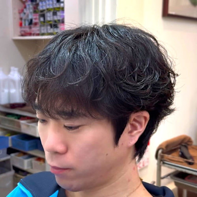 シャドウパーマ/ニュアンスパーマ/韓国へア/メンズパーマ/柏