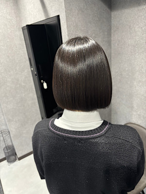 ボブでもツヤツヤな髪の毛へ