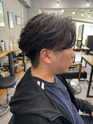 WAVY　桜木町店×メンズフェザーパーマ