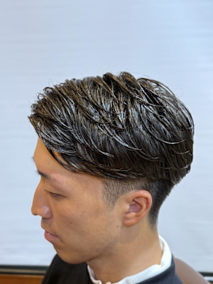 大人ミディアムナチュラルパーマ