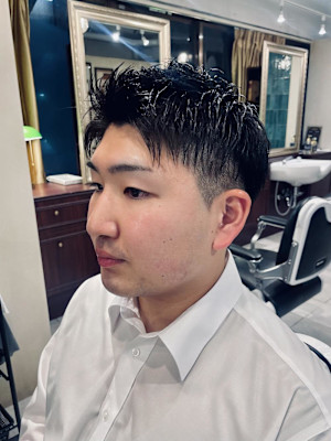 【20代 男性】ツーブロソフトモヒカン（大宮/バーバー）