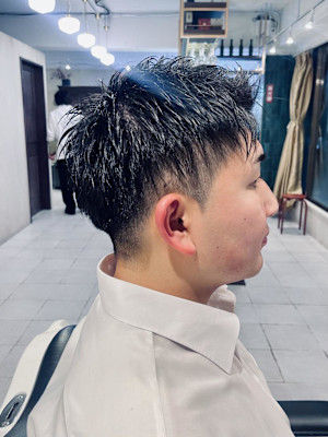 【20代 男性】ツーブロソフトモヒカン（大宮/バーバー）