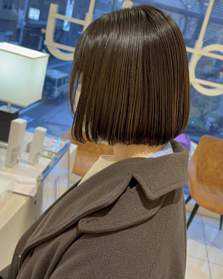 酸性縮毛矯正Bob