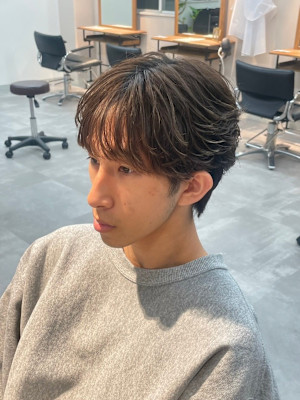 シースルーマッシュ×カルマパーマ