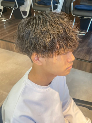 刈り上げマッシュ×ツイストスパイラル