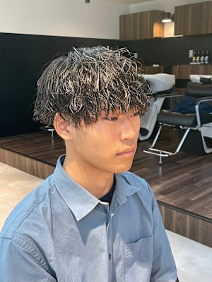 刈り上げマッシュ×ツイストスパイラル