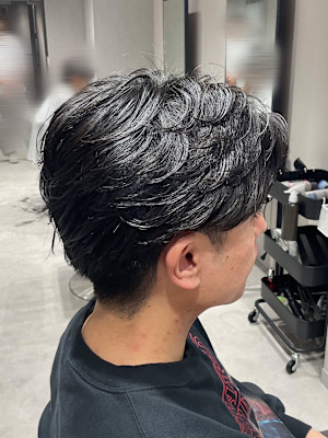 【カルマパーマ】メンズヘア/メンズパーマ/センターパート