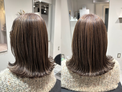 アンブレラカラーで作る白髪ぼかしカラー【船橋/白髪ぼかし】