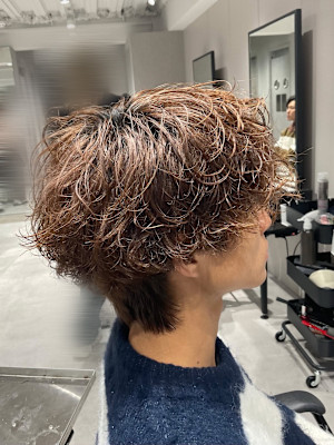 【シャドウパーマ】マッシュ/メンズパーマ/メンズカット/池袋