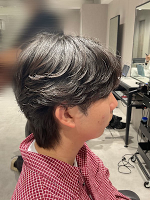 【カルマパーマ】メンズヘア/メンズパーマ/センターパート