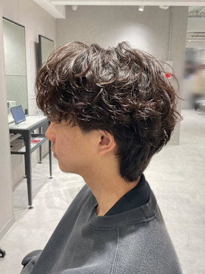 【シャドウパーマ】マッシュ/メンズパーマ/メンズカット/池袋