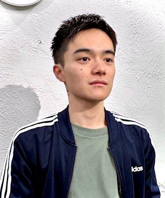 メンズツーブロック刈り上げショート