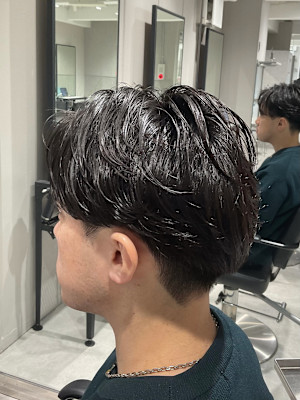 【カルマパーマ】メンズヘア/メンズパーマ/センターパート