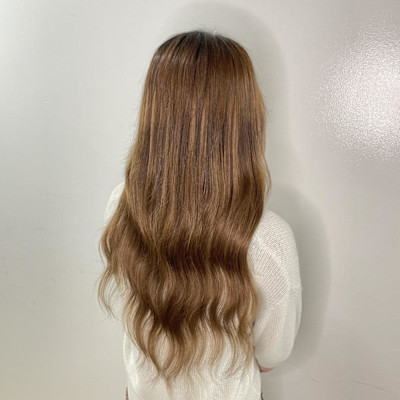 ベージュロング