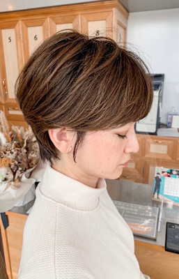 マッシュショート×ハイライト