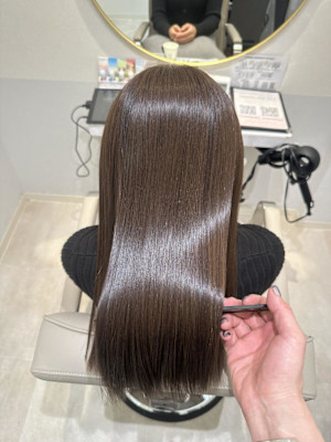 髪質改善カラー○山地