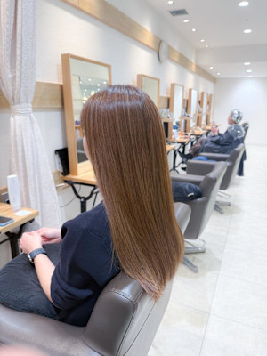 白髪ぼかしハイライトカラー30代40代50代ブルーグレージュ