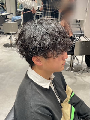 【シャドウパーマ】マッシュ/メンズパーマ/メンズカット/池袋