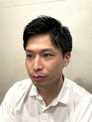 髪質改善アイロンパーマ×ツーブロックショート