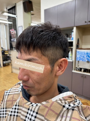 ツーブロックショート