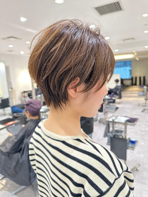 前髪ありすっきり耳かけショート【NAYUMI】