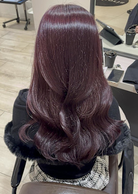 Mako / ピンクブラウン 暖色カラー ブリーチなし