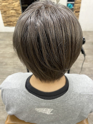 白髪ぼかしハイライトケアカラー池袋