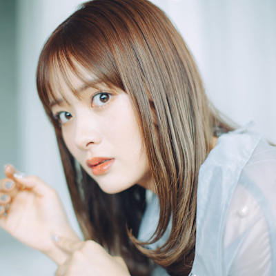 王道セミロングとシースルーバング