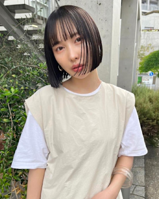 髪質改善/ミディアム/ボブ/白髪染め/韓国/レイヤー/表参道